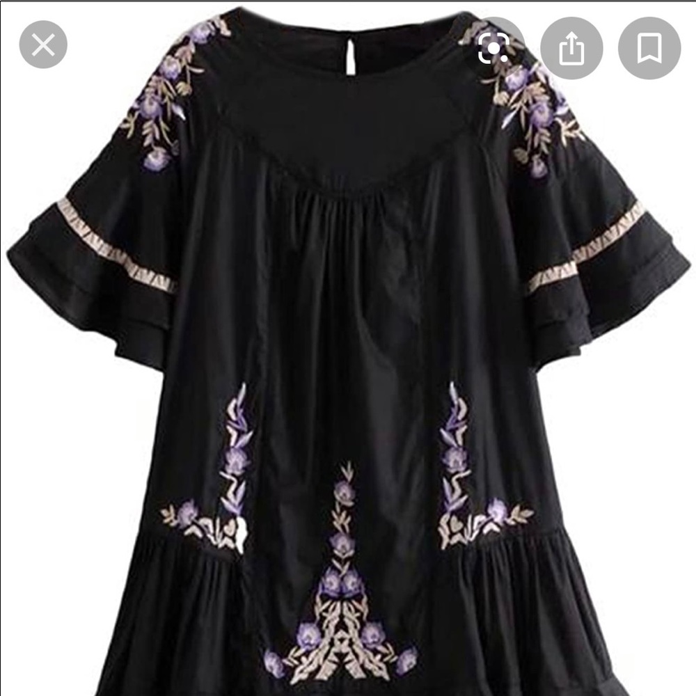 Goodnight Macaroon Juliette Dress Black